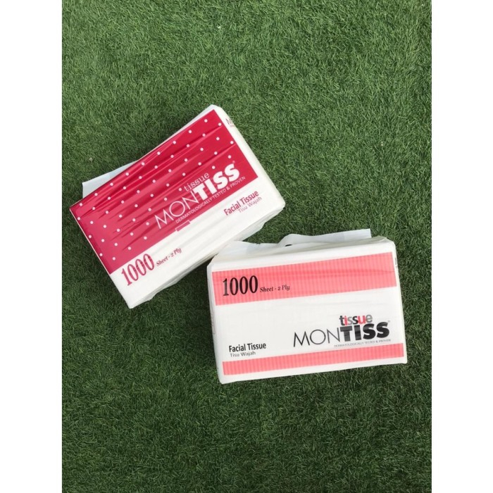 Tisu Wajah Montis 1000s 2ply / Facial Tissue Montiss 1000 Sheets 2 Ply Lembut