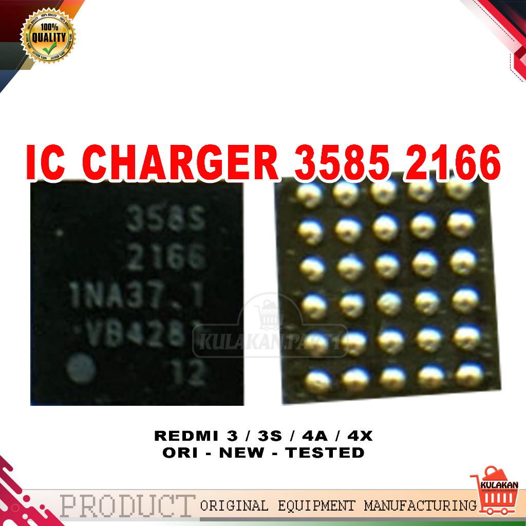 IC CHARGER 3585 2166 / IC CAS REDMI 3 / 3S / 4A / 4X