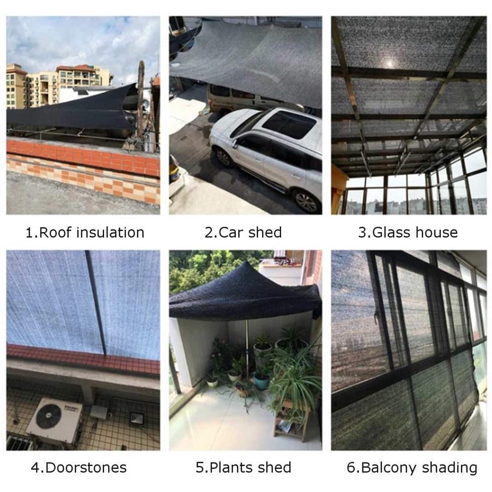 [COD] Jaring Paranet Pelindung Sinar Matahari SunShade Net Anti UV 85% Multi Ukuran Untuk Rumah Kaca/Taman/Outdoor Tabir Surya Penahan Panas Mobil Sun Shade Net L*W（2m×2m/2m×3m/2m×4m/2m×6m/3m×3m/3m×4m/3m×6m/4m×6m）