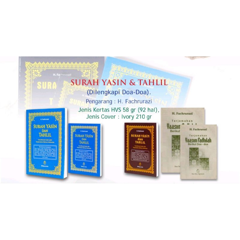

Surat Yasin & Tahlil warna Biru Tua