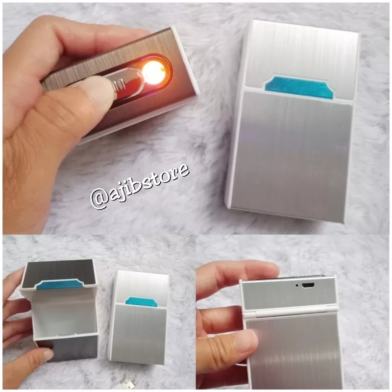 TEMPAT PENYIMPANAN ROKOK PLUS KOREK CAS UNIK