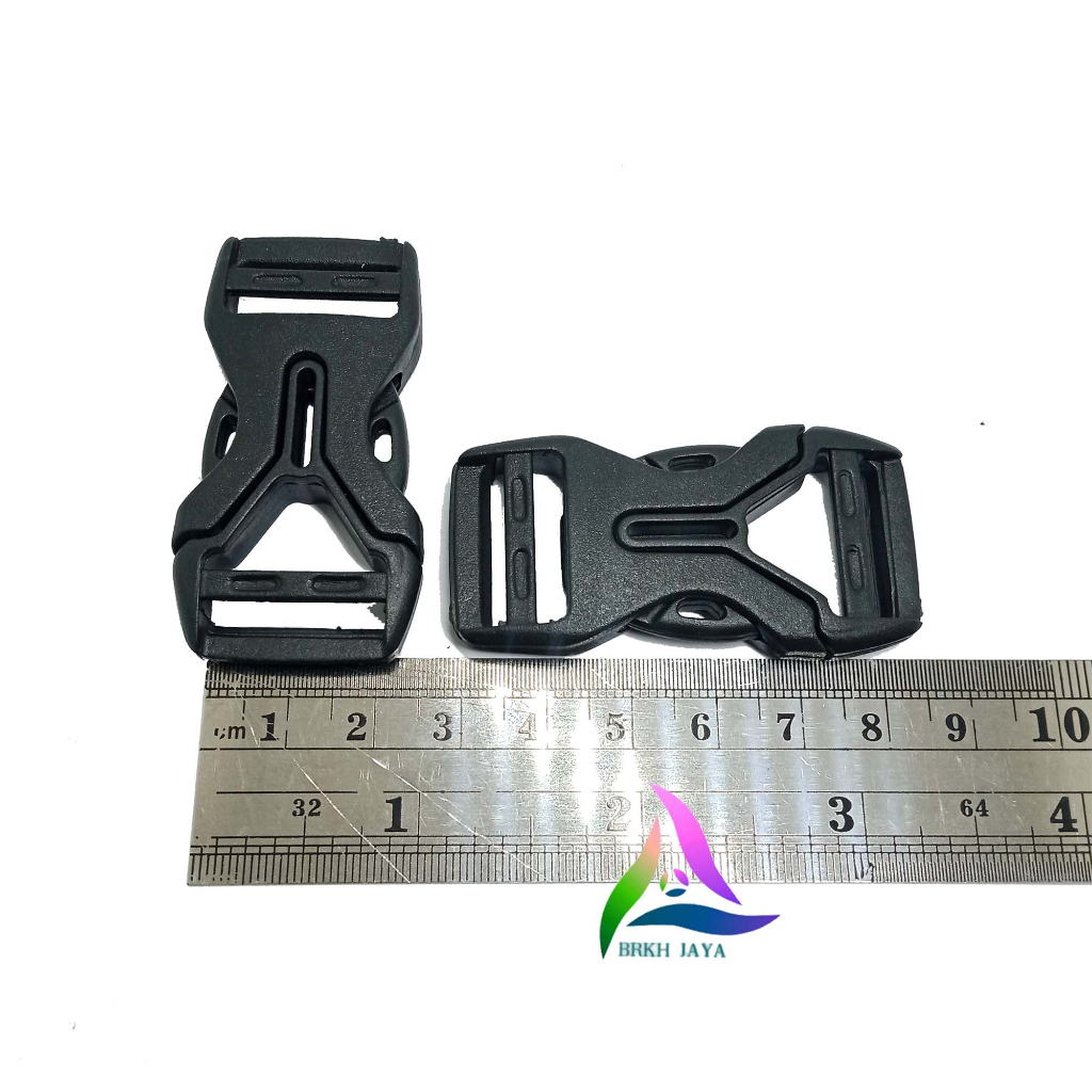 KUNCI SODOK TAS 2 CM / GESPER TAS PLASTIK BUCKLE ACETAL