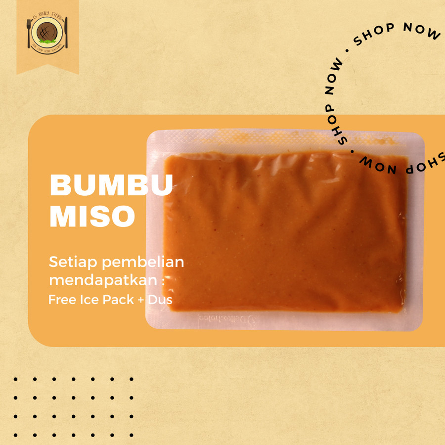

Bumbu Miso Instant Halal - Kuah ala Jepang - Sukiyaki - Shabu-shabu