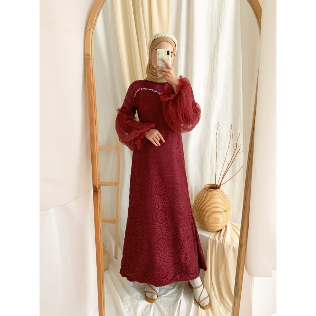 PCS MAXY ALISHA MS FASHION PAKAIAN BUSANA WANITA DRESS GAMIS MAXI