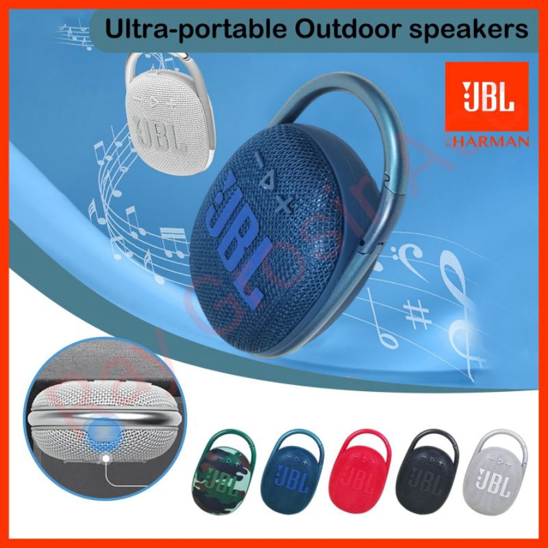 Speaker Bluetotth Wireless JBL Clip4 Ultra Portable Speker Clip 4