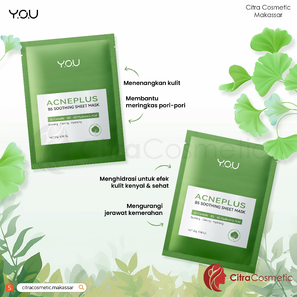 You AcnePlus B5 Soothing Sheet Mask