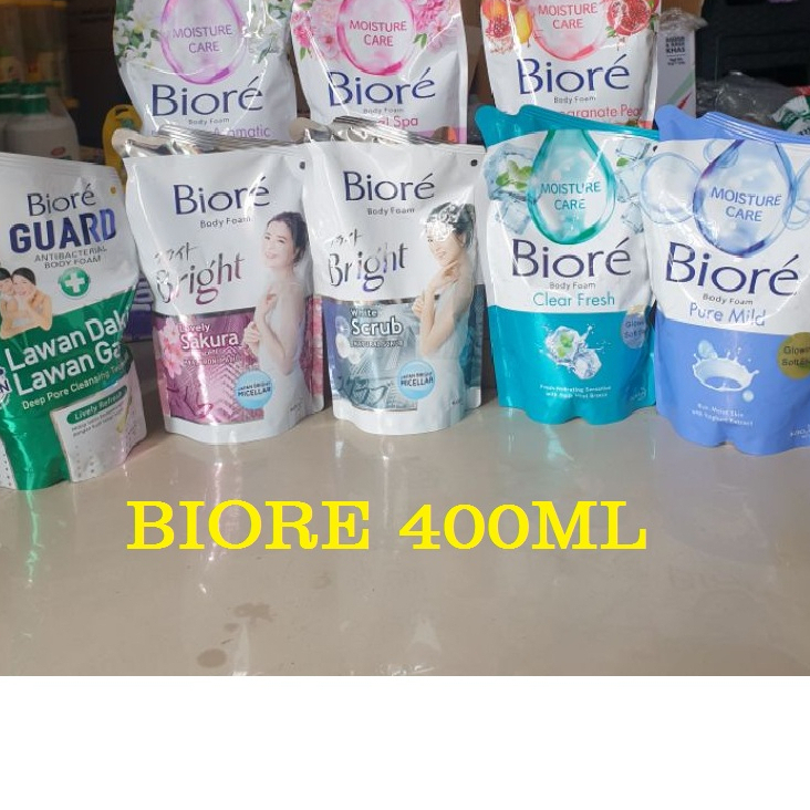biore body wash 400ml / Sabun Mandi Cair Biore 400ml