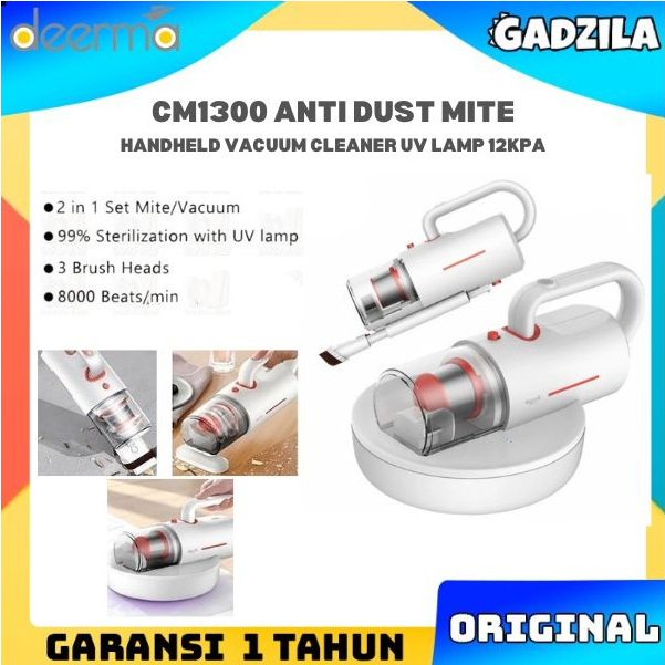 DEERMA CM1300 VACUUM VACUM CLEANER TUNGAU KASUR SOFA ANTI MITE UV BED