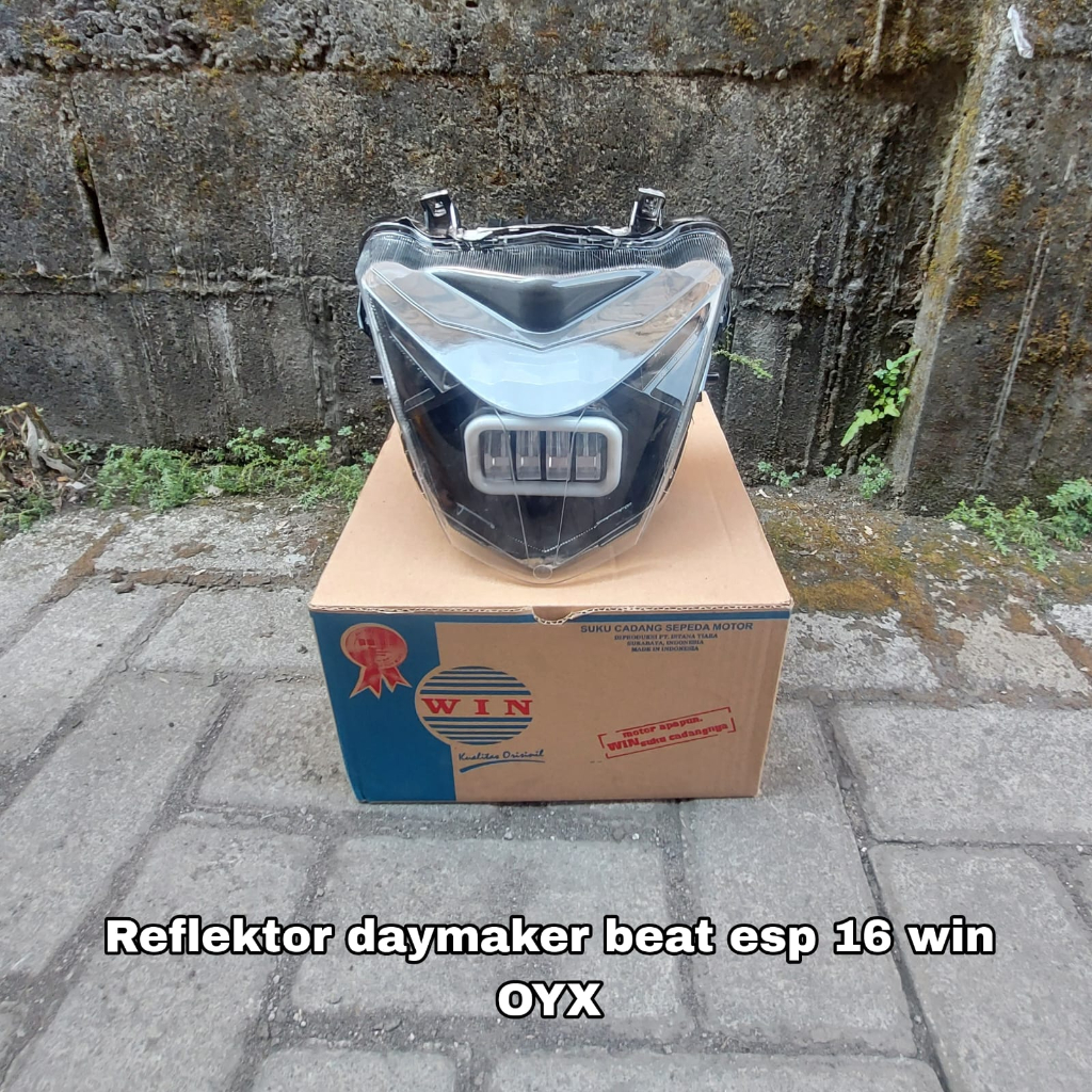 REFLEKTOR LAMPU DEPAN SET BEAT ESP 2016 SET DAYMAKER WIN