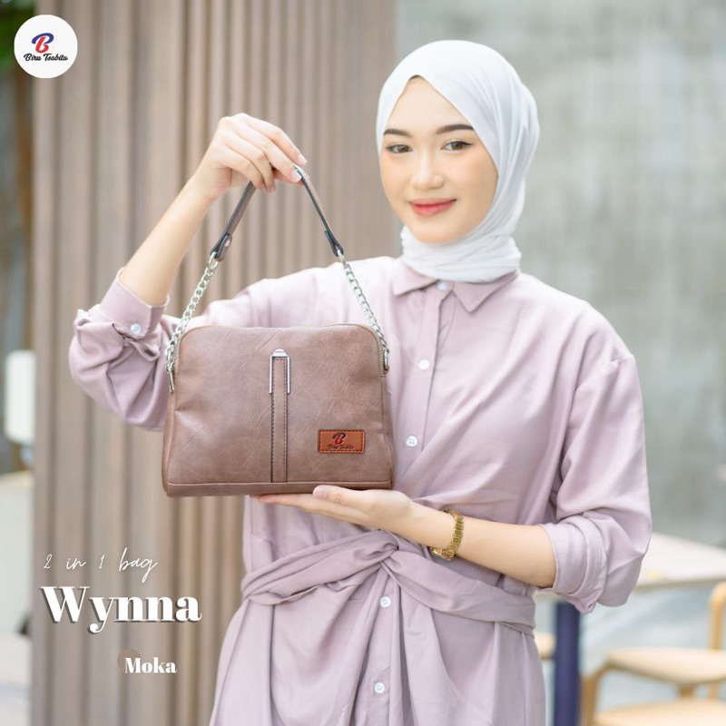 WYNNA BY BIRU TSABITA TAS  SELEMPANG WANITA KULIT SINTETIS MURAH