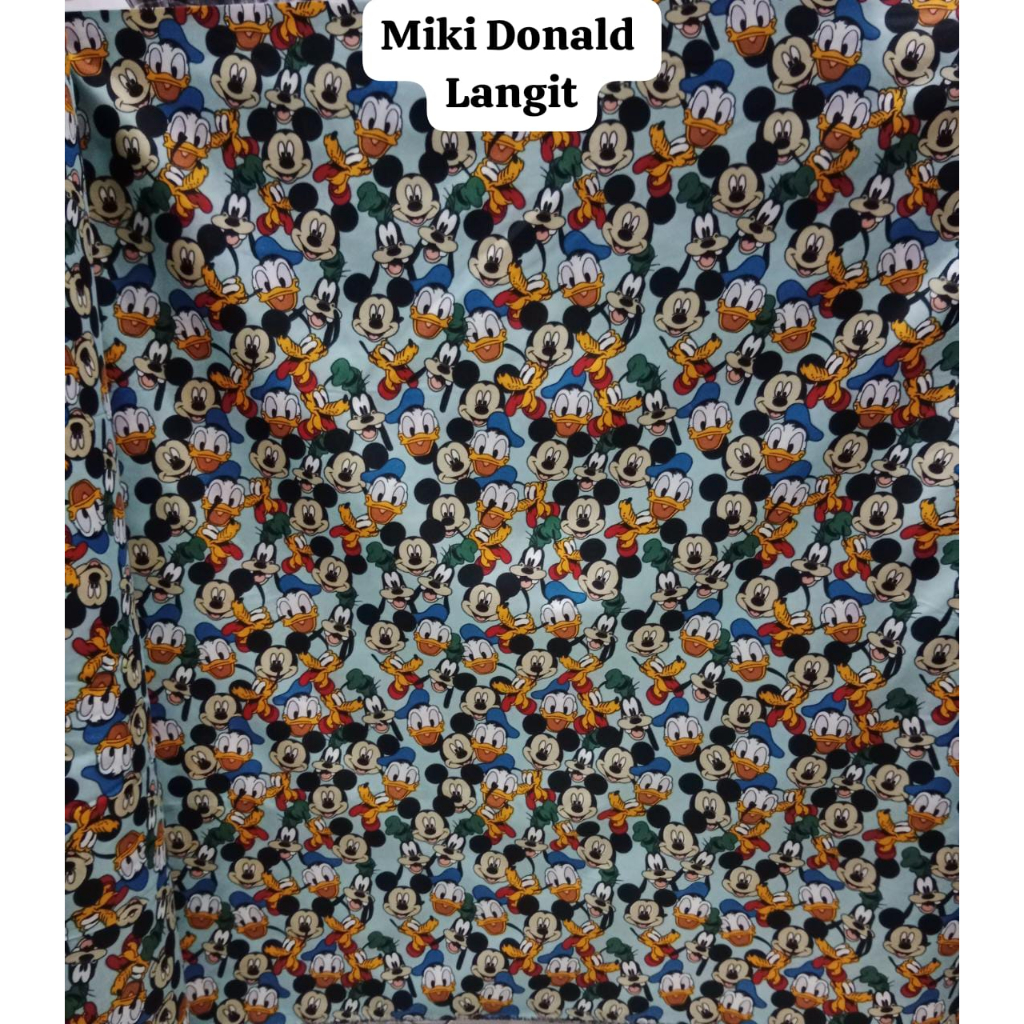 [PART 1] Kartun 1/2 meter Kain Katun Disperse Grade A polimikro sprei