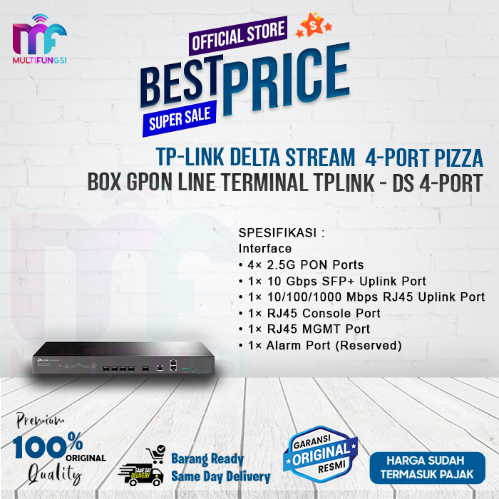 TP-LINK Delta Stream 4Port 8-Port Pizza-box GPON Line Terminal TPLINK