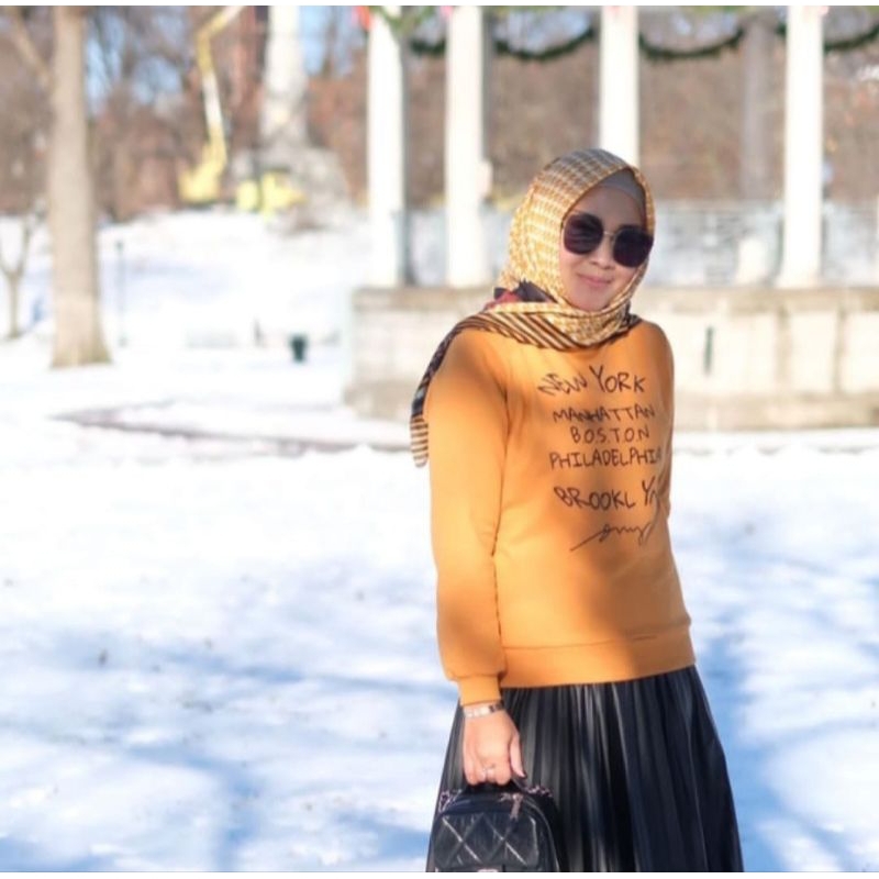 preeloved deenay sweater mustard