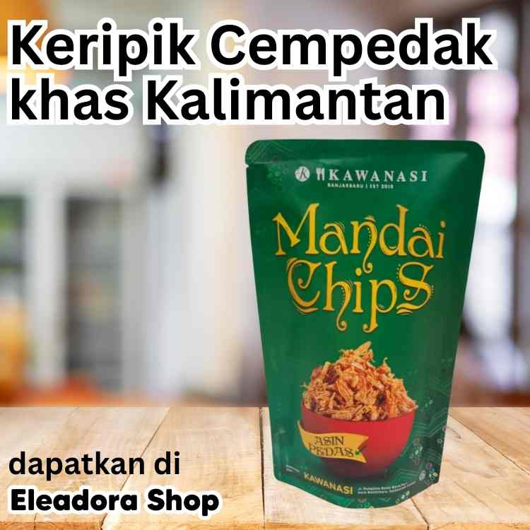 

Mandai Chips Kawan Nasi - Keripik Buah Cempedak Khas Kalimantan