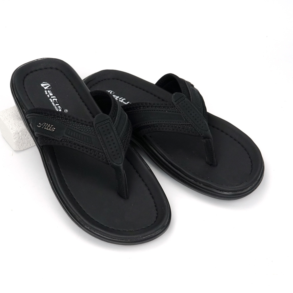 Sandal Jepit Kulit Casual Pria - Jaguar 01