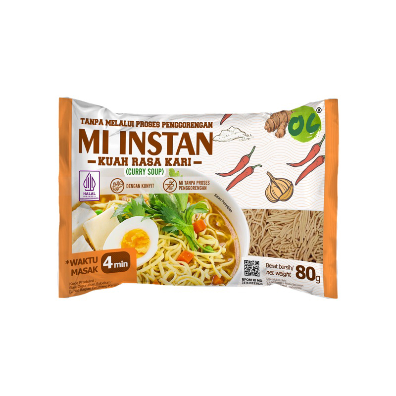 

[PROMO!!] Mie Kari Instan Organic Center 80 Gr