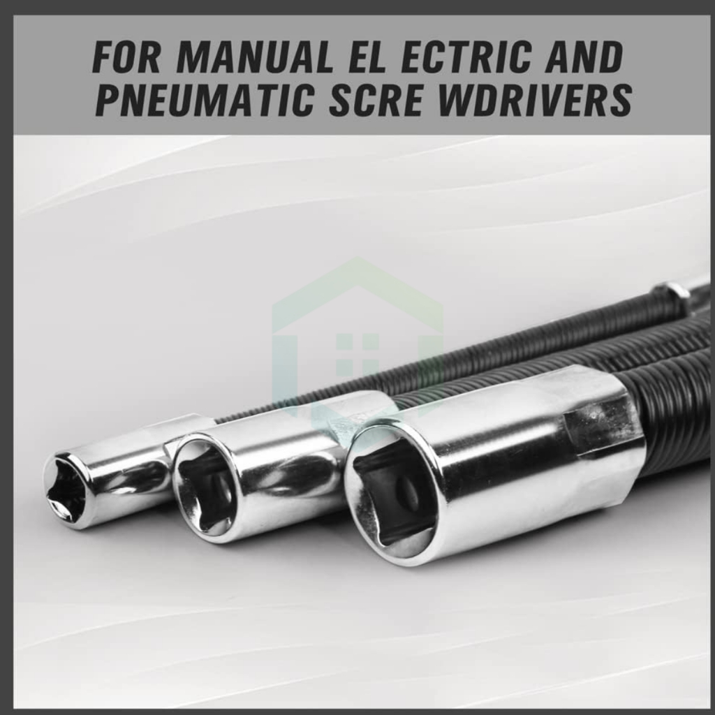 Flexible Socket Extension Bar Set 1/2&quot; 1/4&quot; 3/8&quot; Shaft Drive &quot;10&quot;8&quot;6