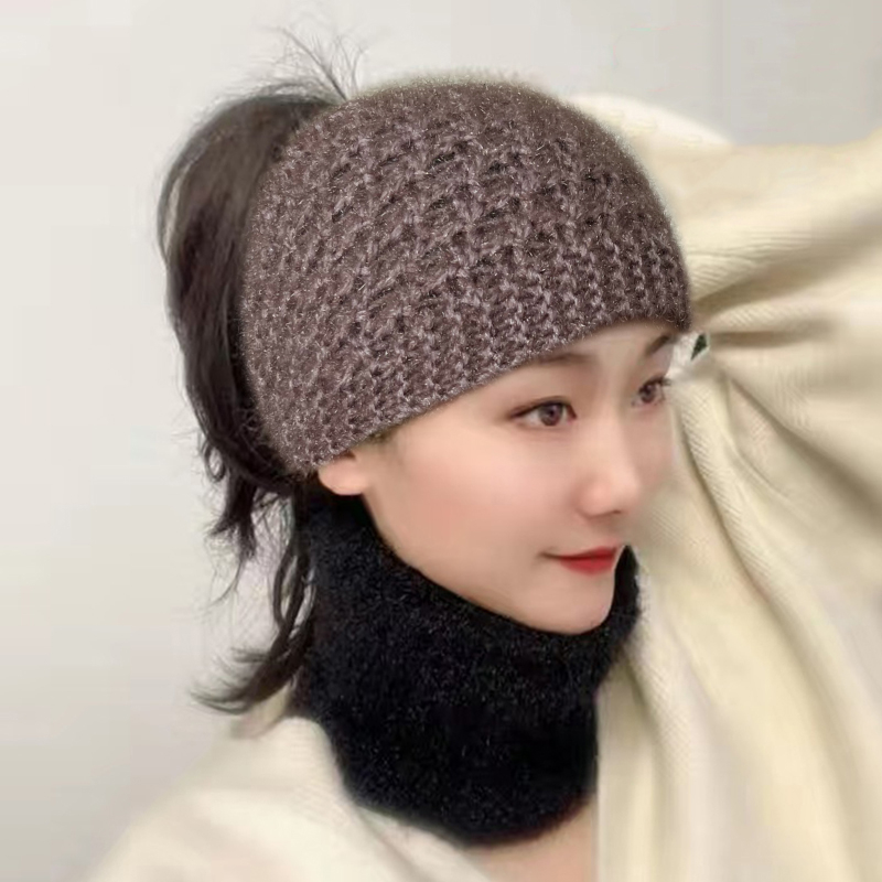 Bandana Korea Dewasa Fashion Warna Solid Hairband Import Sederhana Soft ​kapas Aksesoris  Premium  Wanita rajut Korean Style