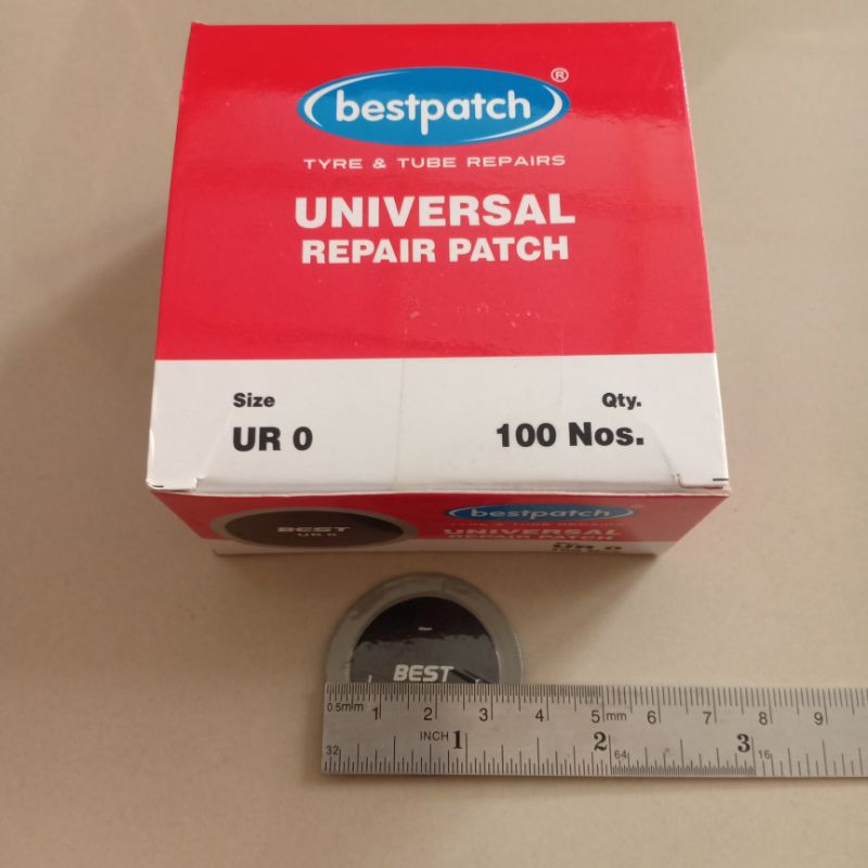 Bestpatch UR 0 - Bestpatch Tambal Ban Dalam Dan Luar - Bestpatch - Ukuran 35mm 1biji/lembar/pcs