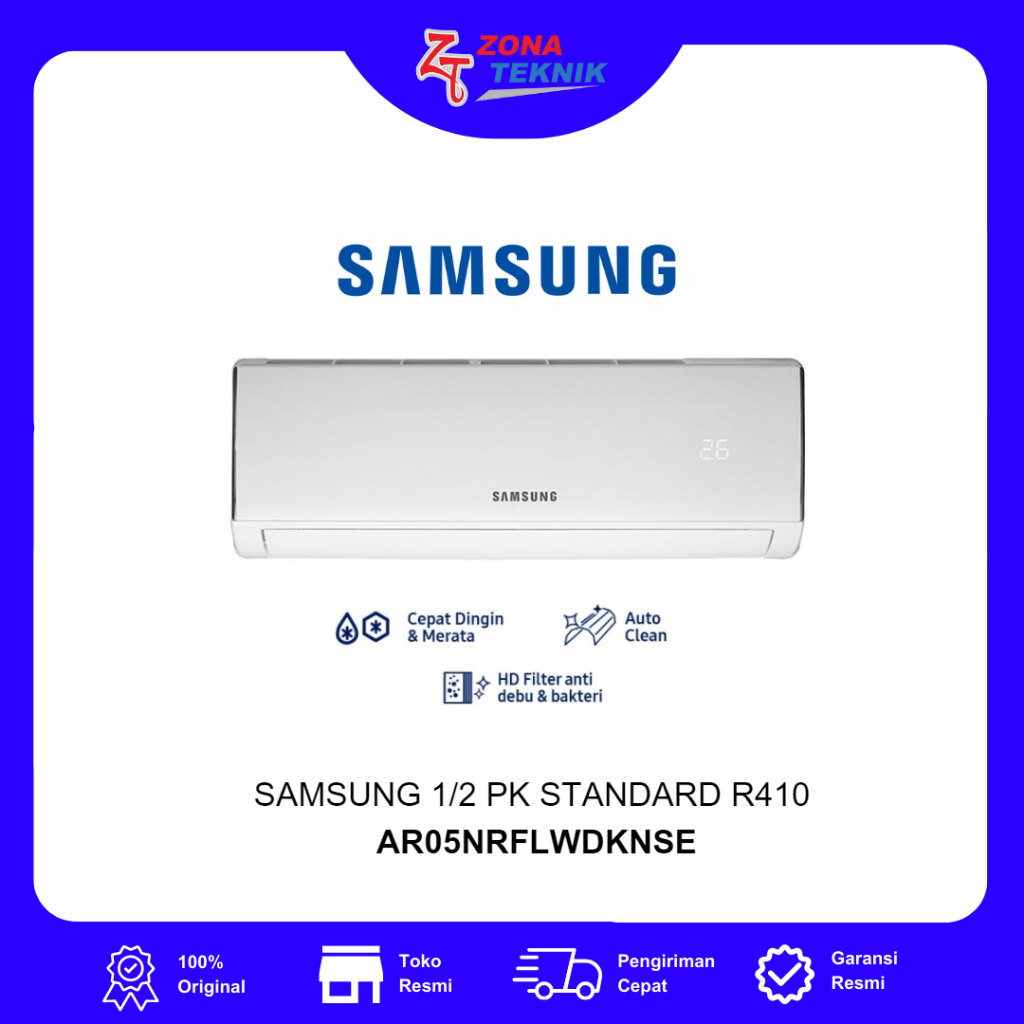 AC SAMSUNG AR05NRFLWDKNSE 1/2 PK Standard R410