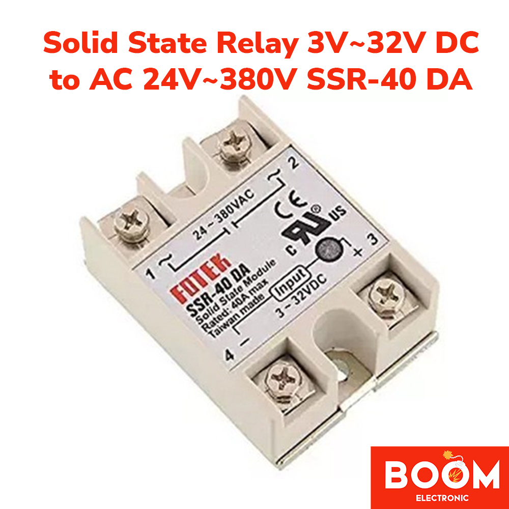 Single-Phase DC Control AC Relay SSR-40DA 40A (546)