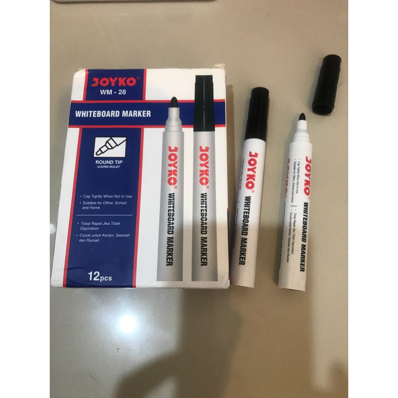 

Spidol whiteboard JOYKO Hitam,Biru, Merah