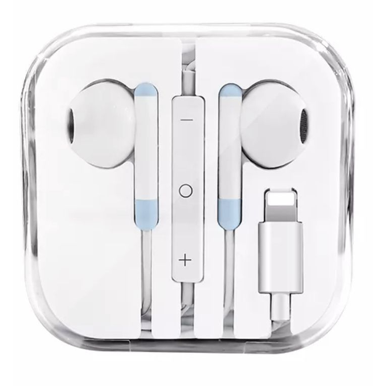 Headset Gaming Music Earphone Handsfree Lightning Jack Bass In ear with Mikrofon Kontrol Volume Kompatibel untuk ios 7 8 x xs max xr 11 11pro 12  cocokkan headset iphone