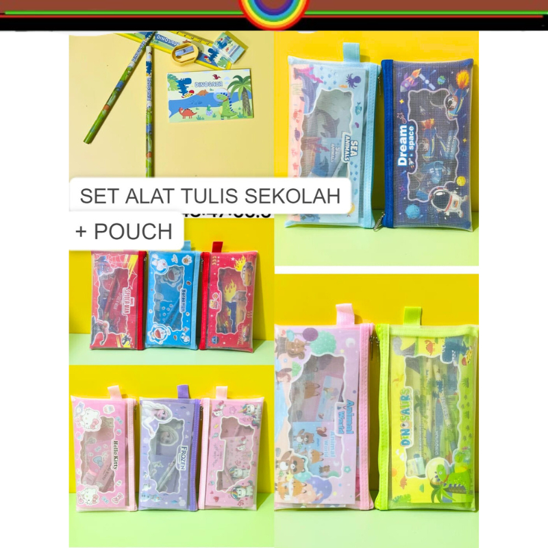 

SET ALAT TULIS SEKOLAH 8017 POUCH STATIONERY SET PENSIL SET LUCU FROZEN ATK KADO ANAK SOUVENIR ULANG TAHUN ALAT TULIS MURAH ALAT TULIS KANTOR @wallpaperdbest