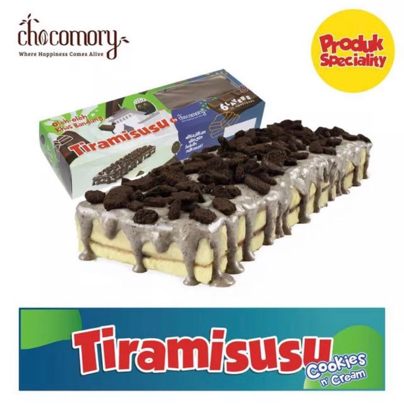 Tiramisusu Chocomory Oleh-oleh Bandung