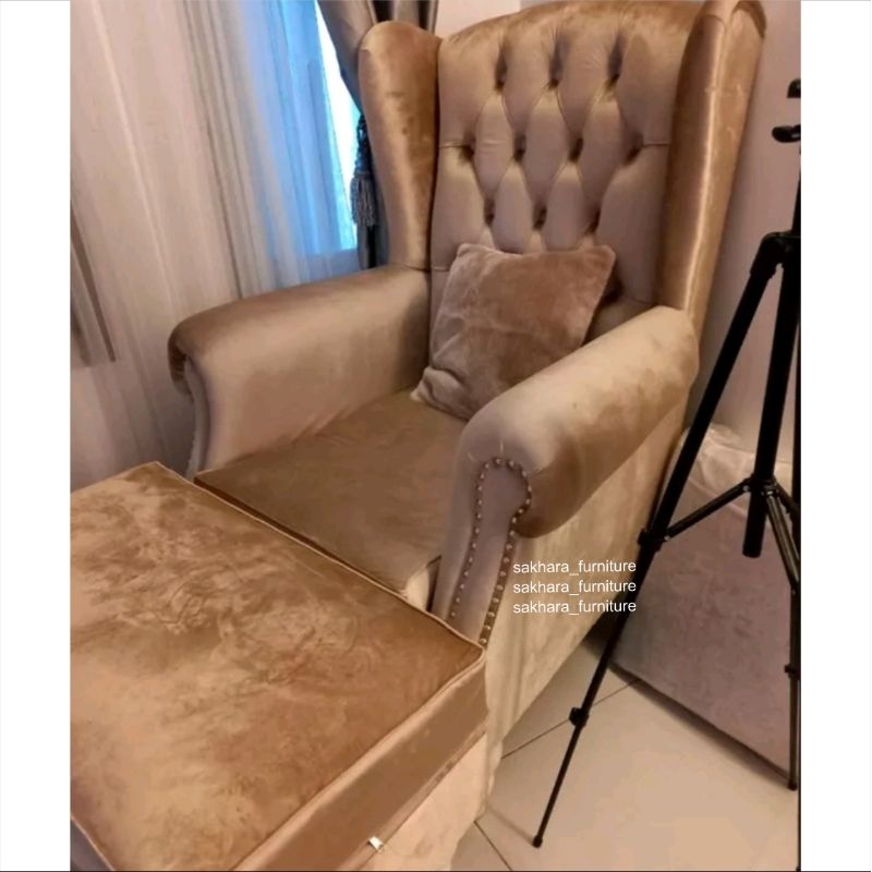 Sofa Single wing minimalis, Sofa Santai single wing, Sofa Tamu wing terbaru
