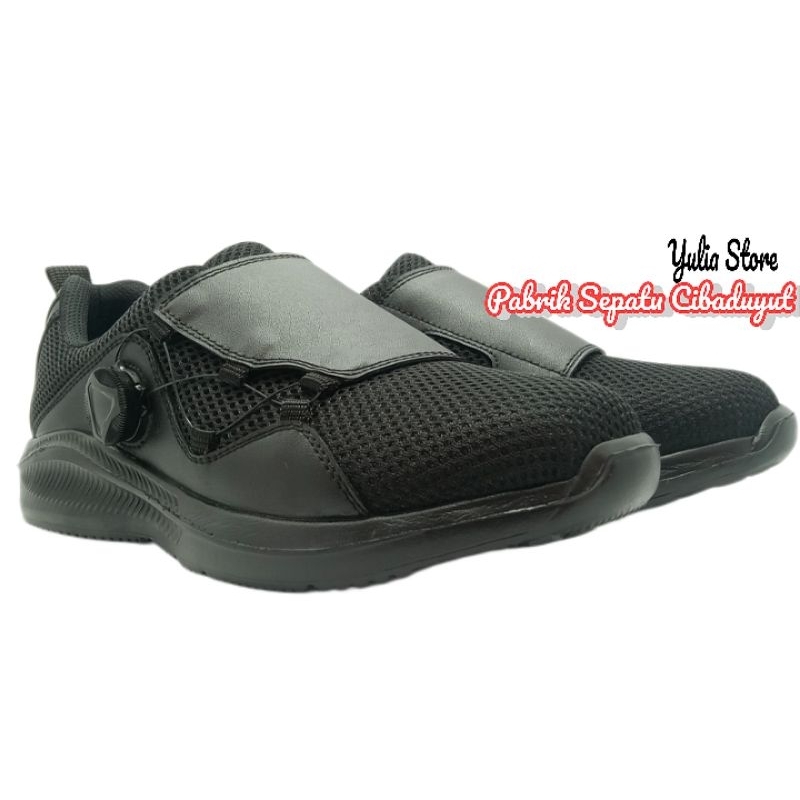 Sepatu PDH Casual Sneaker Tali Putar type Y-016