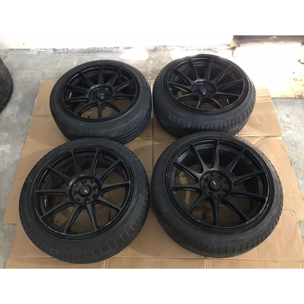 velg mobil bekas racing shinzuku ring 17 pcd 4x100/ 114 untuk Vios, Mobilio, Avanza