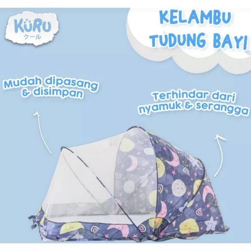 KURU Baby Mosquito Net/Kelambu Tudung Lipat Bayi