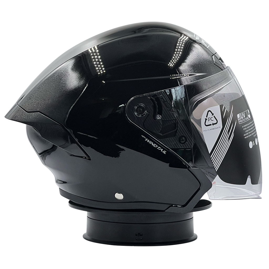 Helm RSV New Windtail Solid Black