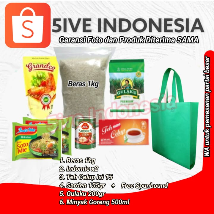 

Parcel Sembako Hemat / Paket Sembako Murah Parcel Gift Hampers 3