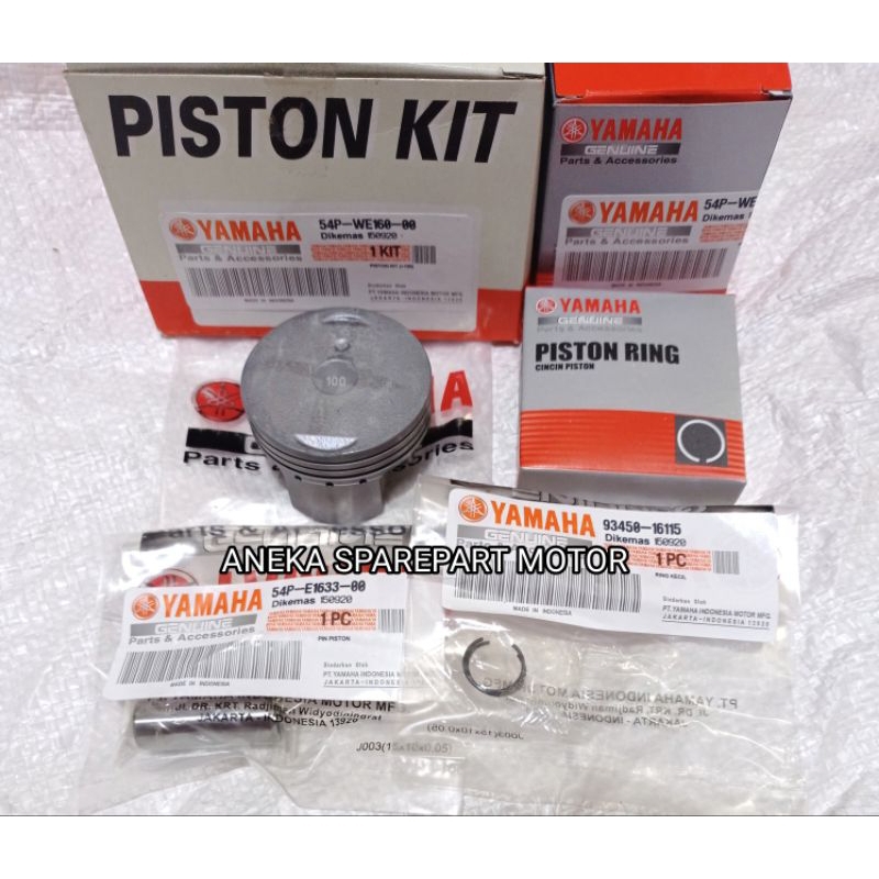 PISTON KIT RING SEHER SET MIO J JUPITER Z1 OVERSIZE, 100 SEHER MIO J OS 100 1.00 54P PISTON MIO J OS