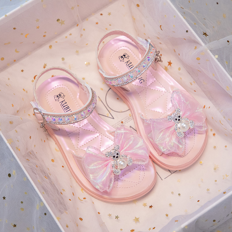 Sepatu sandal anak perempuan model terbaru bear SP_89