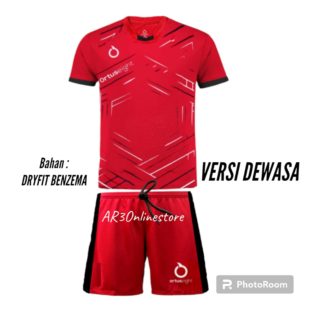 Baju olahraga pria/wanita stelan bola futsal badminton bulutangkis voli tenis basket terbaru