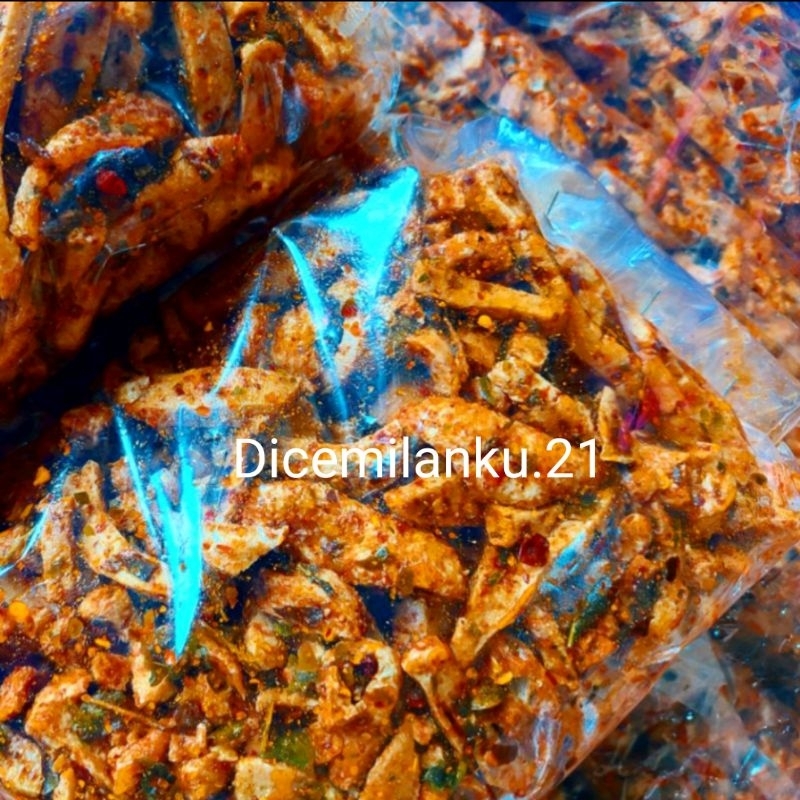 

Basreng original daun jeruk Basreng pedas daun jeruk 500.gram