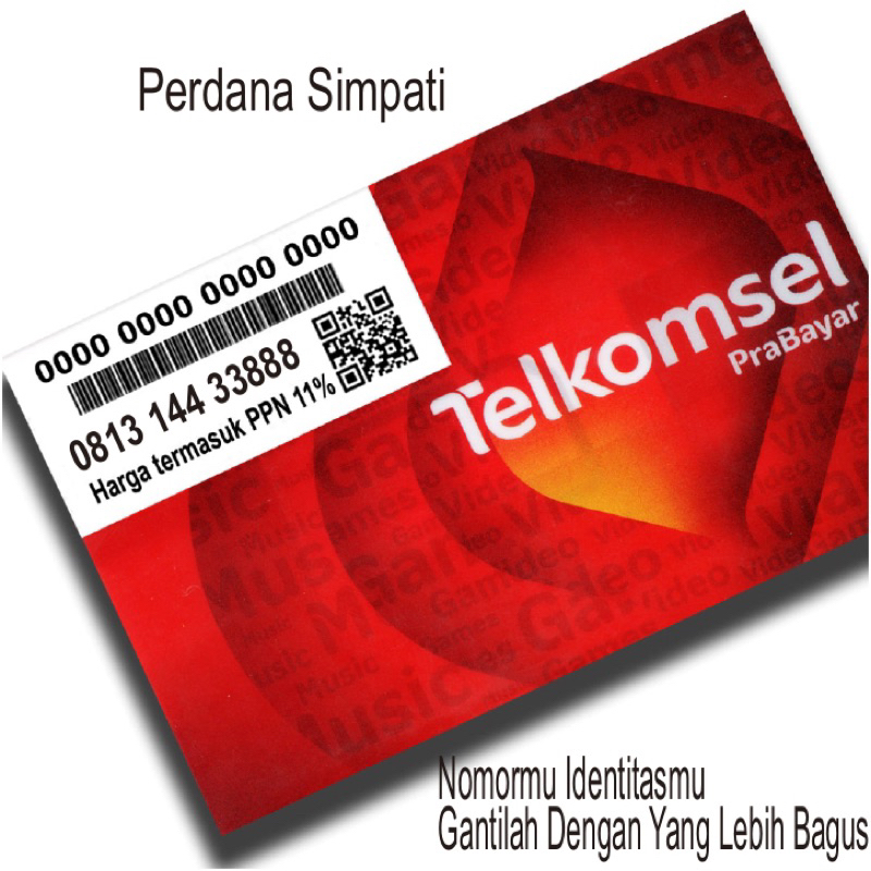 Nomor Cantik SImpati 33 888 Nomer Rapi Perdana Telkomsel 33888