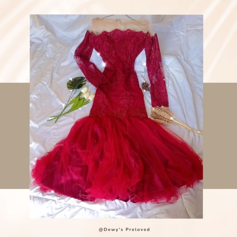 LONG DRESS DUYUNG MAROON