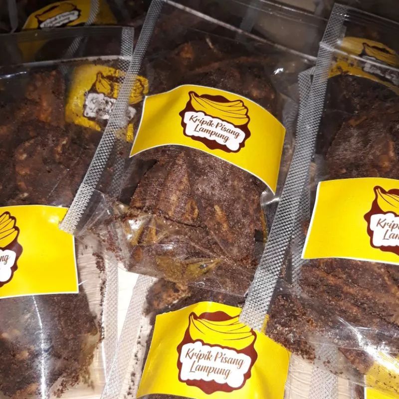 

kripik pisang kepok coklat