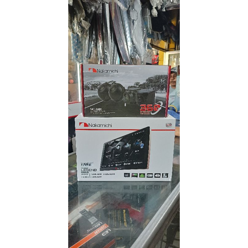 Termurah Android 9in NAKAMICHI RAM 6/128 Fullset Kamera 360