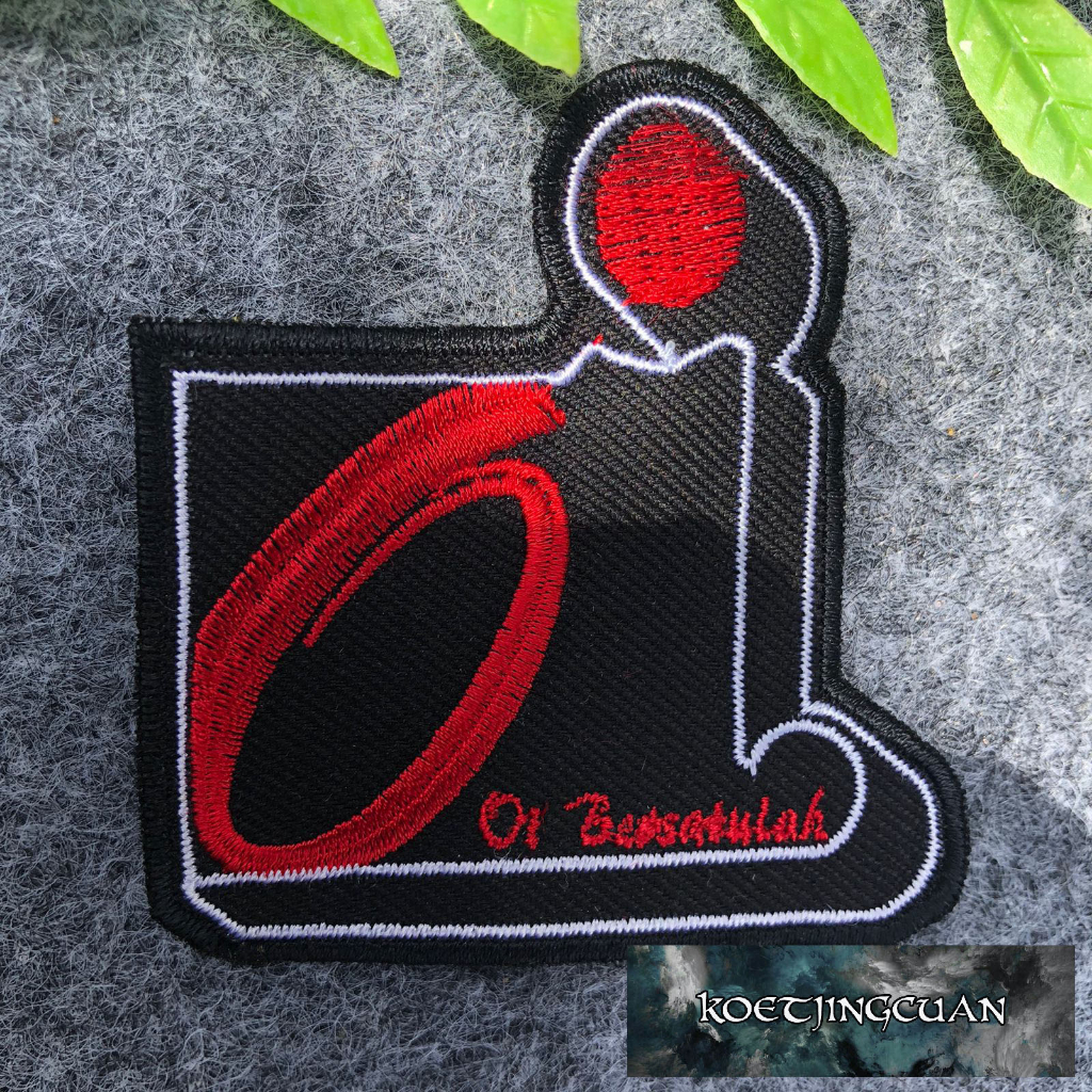 Patch Emblem bordir jahit Orang Indonesia OI Iwan Fals