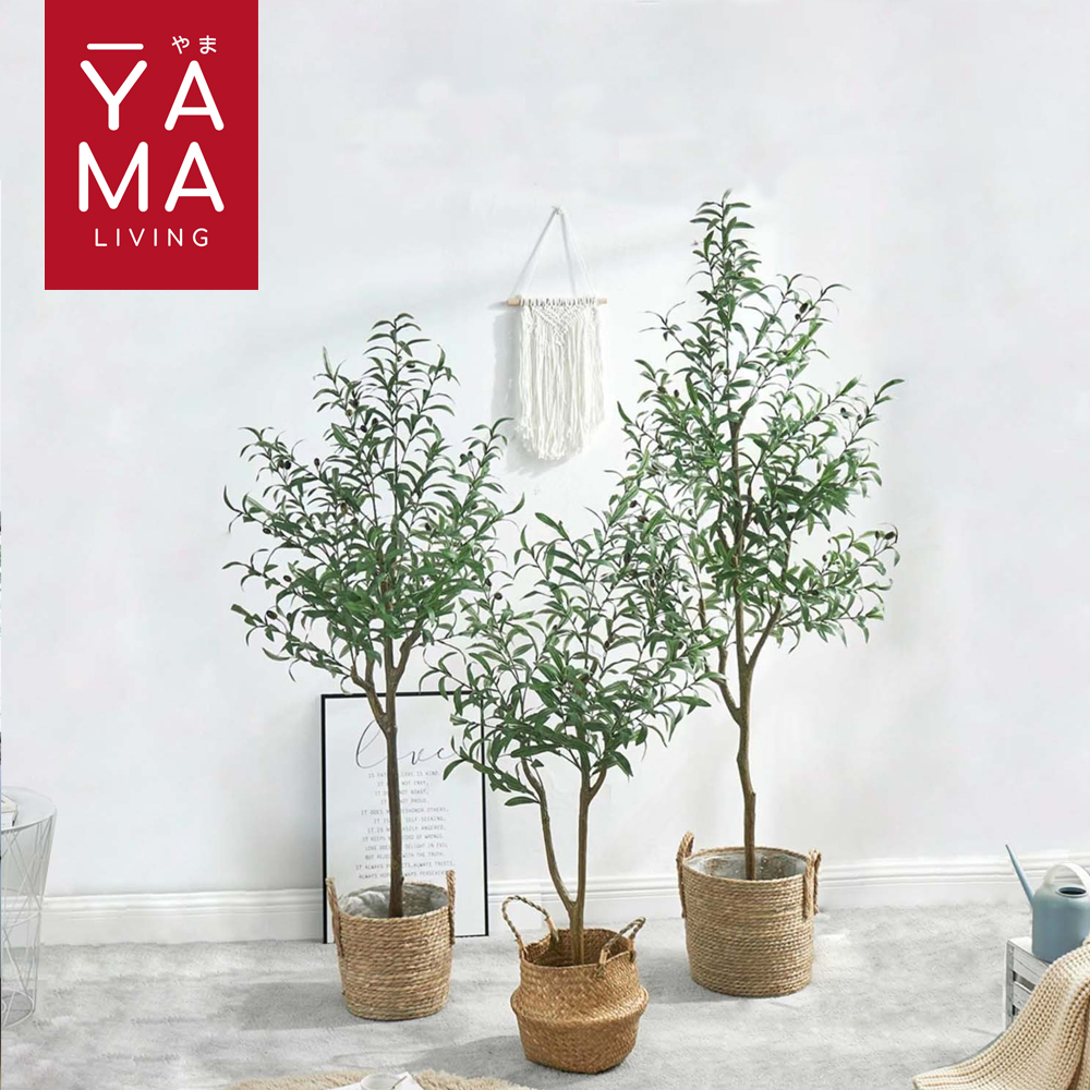 YAMA ORIBU Artificial Olive Tree Pohon Olive Zaitun Plastik 120 cm 150 cm