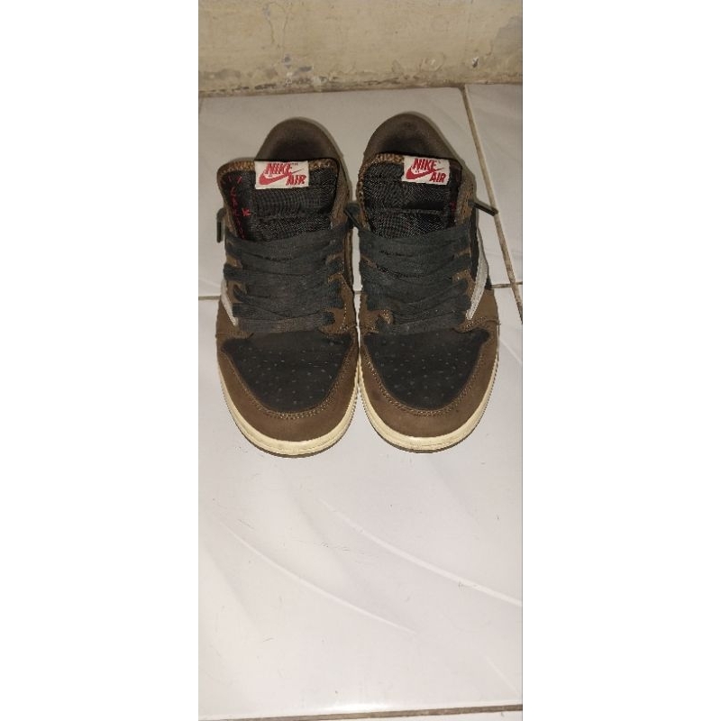 Sepatu Nike Air Jordan 1 Low Travis Scott Dark Mocha dan Air jordan 1 high Obsidian Prelove