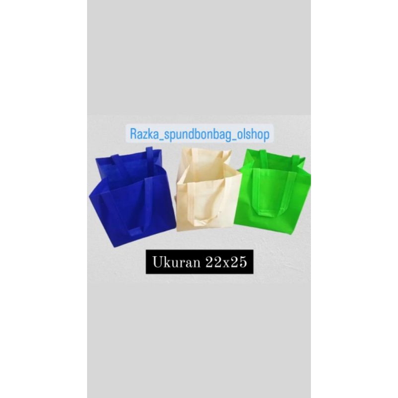 

1 Lusin = 12 pcs / Tas Spunbond / Tas berkat / Tas hajatan / Goodie bag / Lusinan