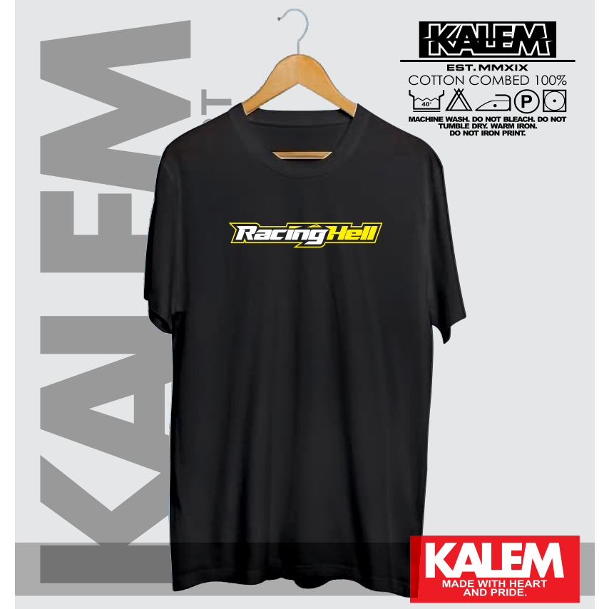 KAOS BAJU RACING HELL SIMPLE KAOS OTOMOTIF RACING - KALEM CLOTHING