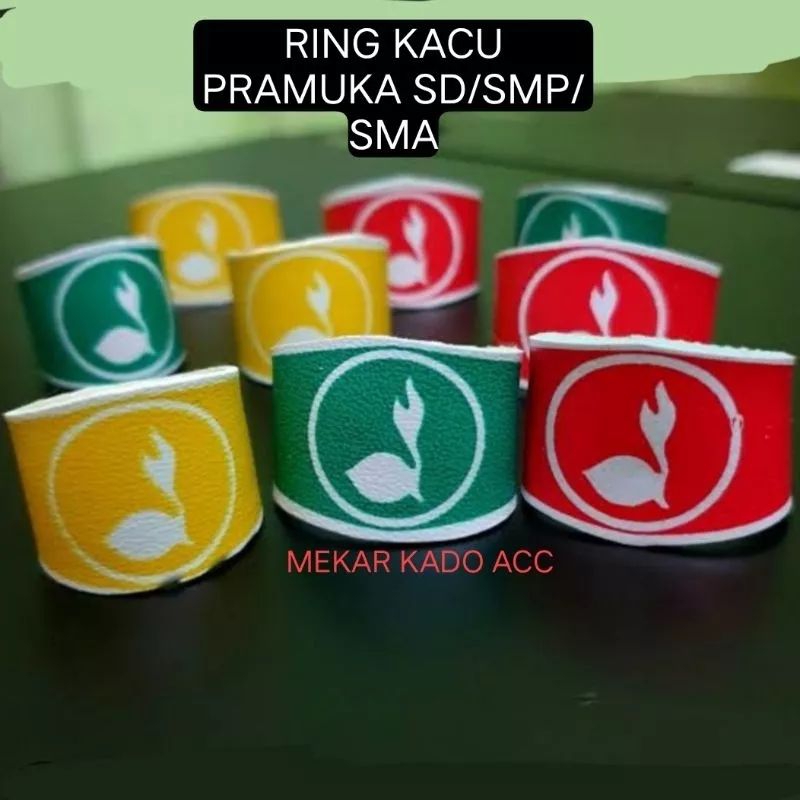 Ring Kacu Pramuka/Tanda Baret Topi Pramuka/kacu
