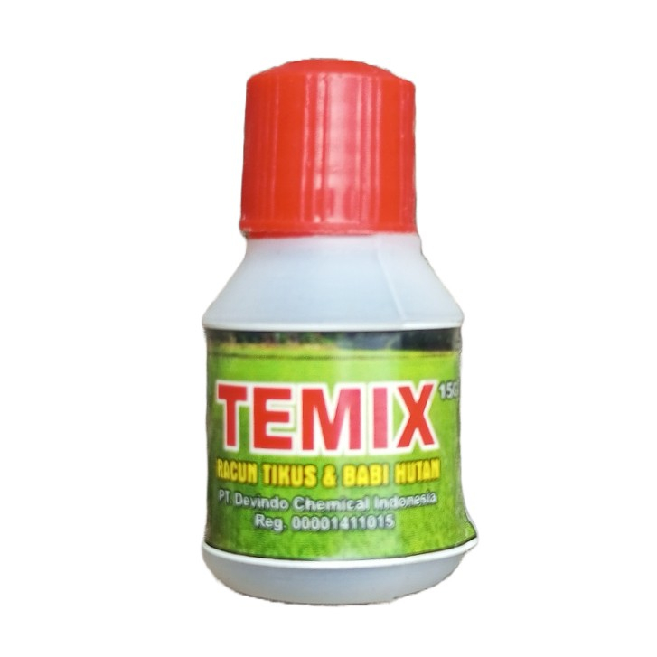Temix Botol (15 gram) Racun Tikus Tabur